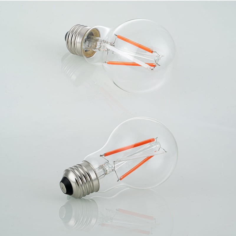 SHUWDKAR 3 Color Temperature LED Bulb E26 Medium Base, Red