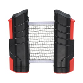 M METERXITY Adjustable Drawer Table Tennis Net Indoor and Outdoor Drawer Table Tennis Net for Any Table Tennis Table 2.2" Black Red