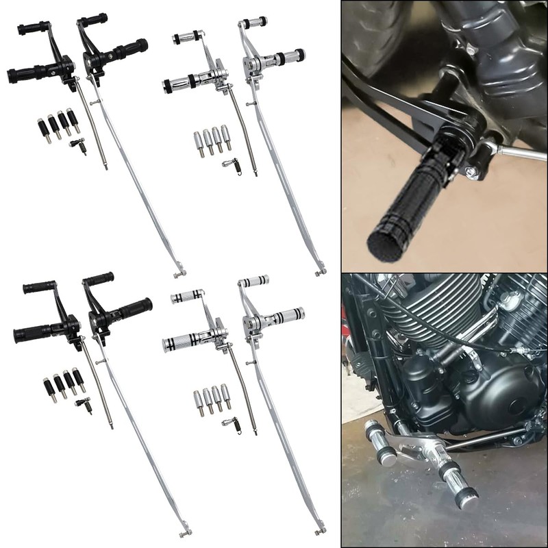 Motorcycle Forward Controls Complete Kit for Yamaha XVS650 Vstar 650