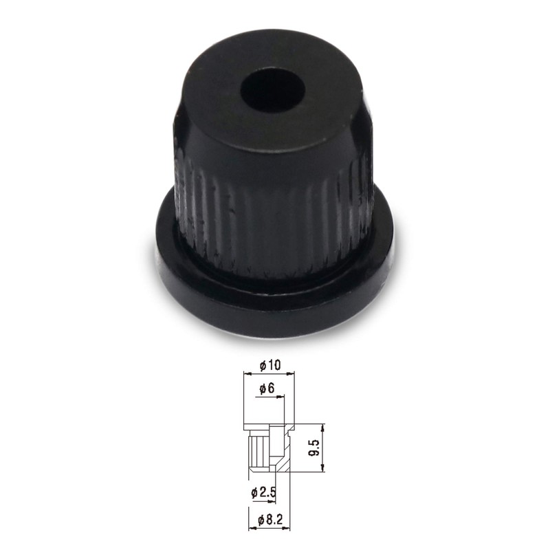 Metallor Guitar String Mounting Ferrules Through Body Mounts String Caps