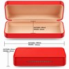AoHeng Large Size Glasses Sunglasses Hard Shell Eyeglass Case,6 Glasses