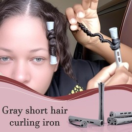 Perm Rod Rollers - 60-pieces Small Hair Curling Perm Rods,Curling Supplies Hairstyle Manual Styling Supplies for Hairdressing Beauty Salon Barbershop School Travel