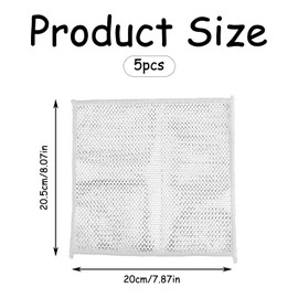 Rumyve 5pcs Wire Dishwashing Rags,Multipurpose Wire Dishwashing Rags for Wet and Dry,Non-Scratch Mesh Kitchen Dishcloth Reusable Cleaning Cloths