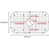 SANNO 26"L X 14" Sink Grid Protectors, Sink Protector Grid