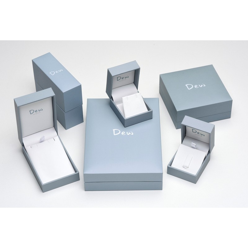 Dew Sterling Silver Interlocking Bands 3 x 3mm Rings, Size