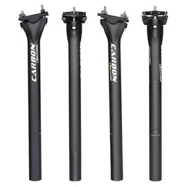 FAST- DEER Carbon Fiber Seat Post MTB/Road Bicycle Seat Post 27.2/30.9/31.6×350/400mm Weight 160g (3K, 31.6X350)