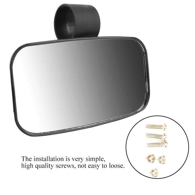 Universal UTV Rear View Mirror Wide Angle Center Reflective Mirror