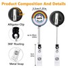 Jevzify You are Safe with Me Retractable Badge Reel, Cute