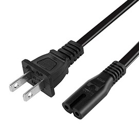 Printer Power Cord for HP DeskJet Printer 3755 2652 2545 2700 2755 2755e 3526 3650 3631 3633 2132 2540 3522 3524 4155e Plus 4155 4152 HP OfficeJet Pro 8600 4500 2 Prong AC Power Cable