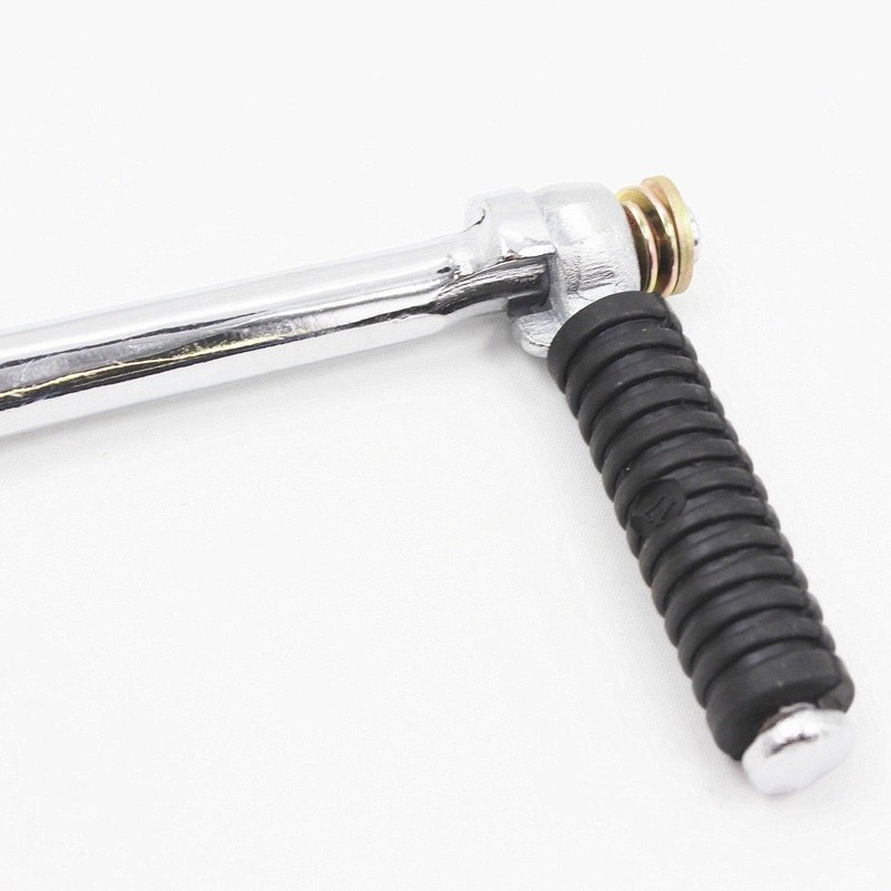 TDR Silver Kick Start Starter Lever 180mm 13mm Axle for