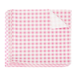 HARFINGTON 300pcs Square Checkered Wax Paper Sheets 8.66" x 8.66" Oil-absorbing Dry Food Wrapping Paper for Sandwich, Baking, Picnic, Bread, Hamburger Wrap, Kitchen