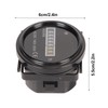 Round Hour Meter Professional High Accuracy 140‑ AC DC Mechanical