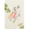 ANNOVA Silverware Set 20 Pieces Stainless Steel Cutlery Color Handle