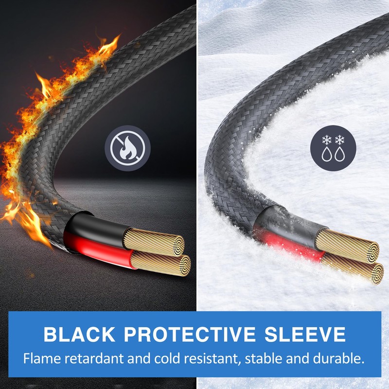 Naponal XT60 Extension Cable(10AWG 3FT), XT60 Male to Female Extension