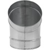 ECOPRO VENT 6" Inch 45˚ Degree Galvanized Steel Duct Elbow