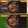 Foreverup Fire Pit Mat, 122CM Fireproof Mat, Grill Mat for