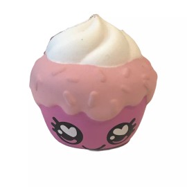 Zuru Oosh Cotton Candy Cuties Pink Cupcake Slow Rise Squish NEW