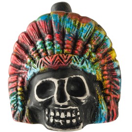 Deekec Real Aztec Death Whistle - Human Sounding Screams 125+ Decibels Loud, Collectible, Colorful Handpainting Design in US