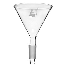 Jointed Powder Funnel, 70mm - 14/23 Joint Size - Borosilicate Glass - Eisco Labs