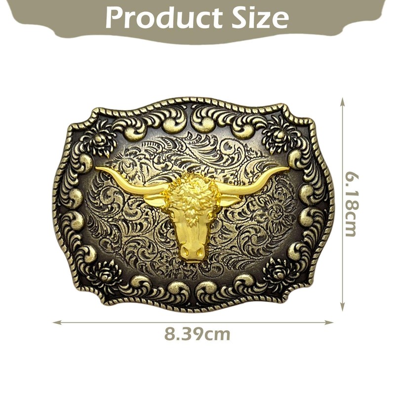UDNFHL 2 pieces retro belt buckle, belt buckle, strap accessories,