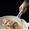 AIMALL 12.2-Inch Steak Clip, Thickened Stainless Steel Fried Fish Turner,