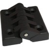 3D24_eu Heavy-Duty Hinge, Contemporary Style, Fibreglass-Reinforced Polyamide (PA) Plastic, Black,