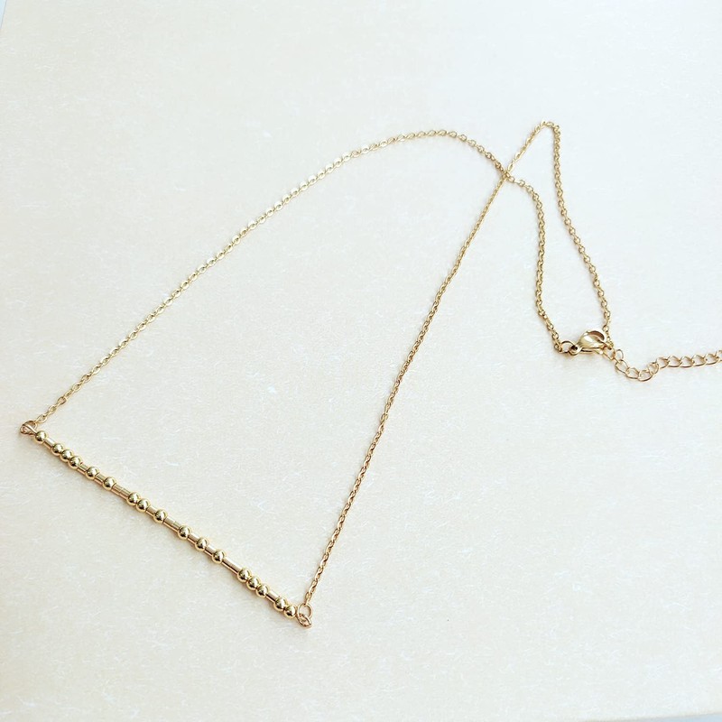 Bloomfall Customize Silver Morse Code Necklaces For Women Jewelry