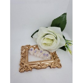  Subtle violet handmade nail tips  - Long stiletto /  은은한 제비꽃 수제네일팁  - 롱스틸레토