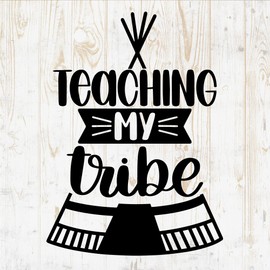 Teacher Quote Decals Sticker - Vinyl Decal for Wall Bottle Phone Car Home Bike Laptop Silhouette - Quotes for Teaching DWSV4752