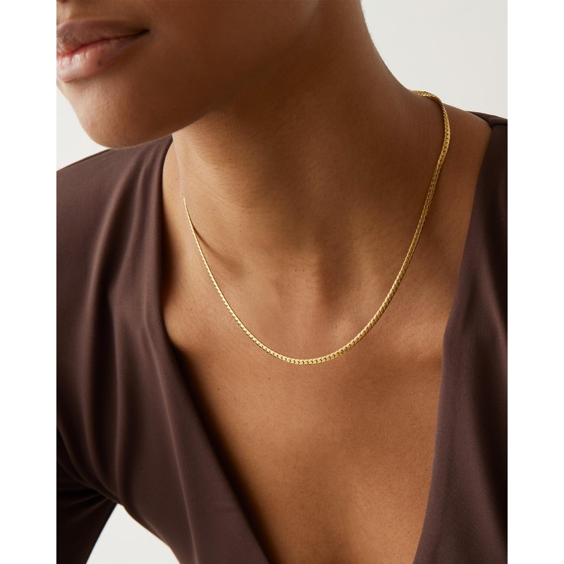 JENNY BIRD Priya Necklace, High Polish Gold