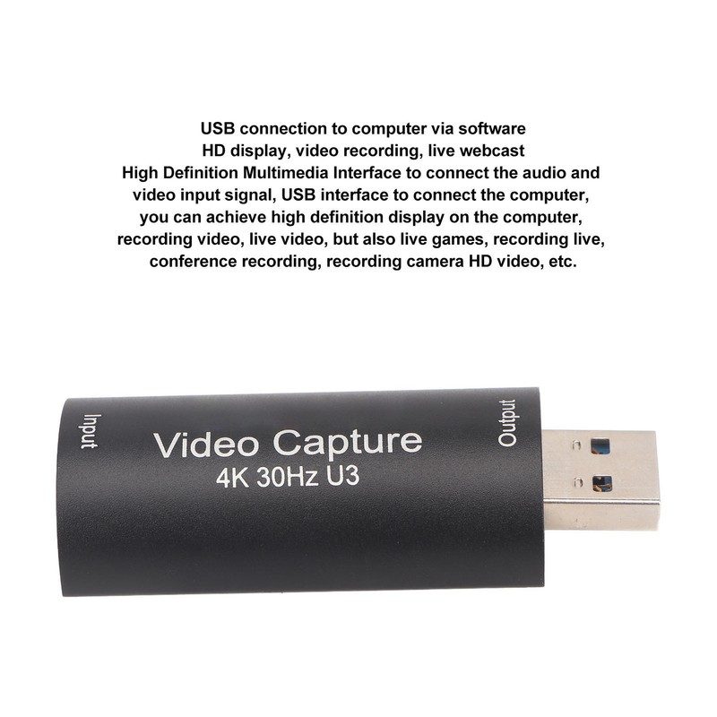 Video Acquisition Card 1080P 60FPS 4K 30 Hz USB 3.0