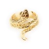 Gold Snake Ring asp Cleopatra toga wrap Serpent Adjustable Medusa