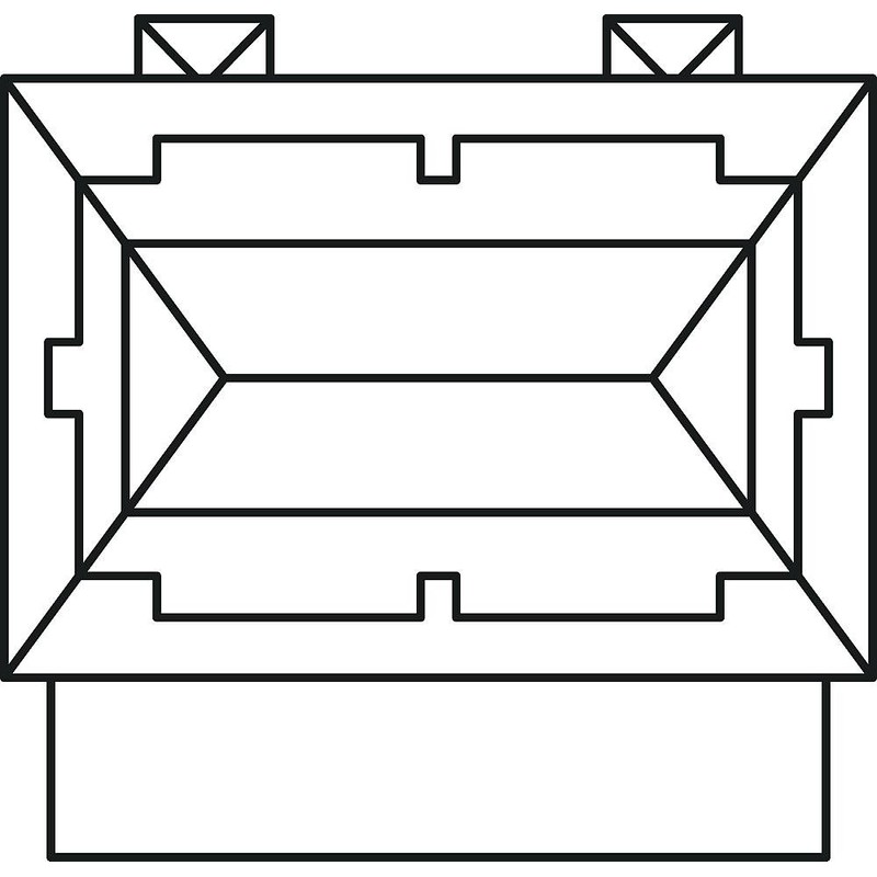 FALLER FA130464 - Siedlungs-Doppelhaus (Klinker), Braun, Beige, Grau