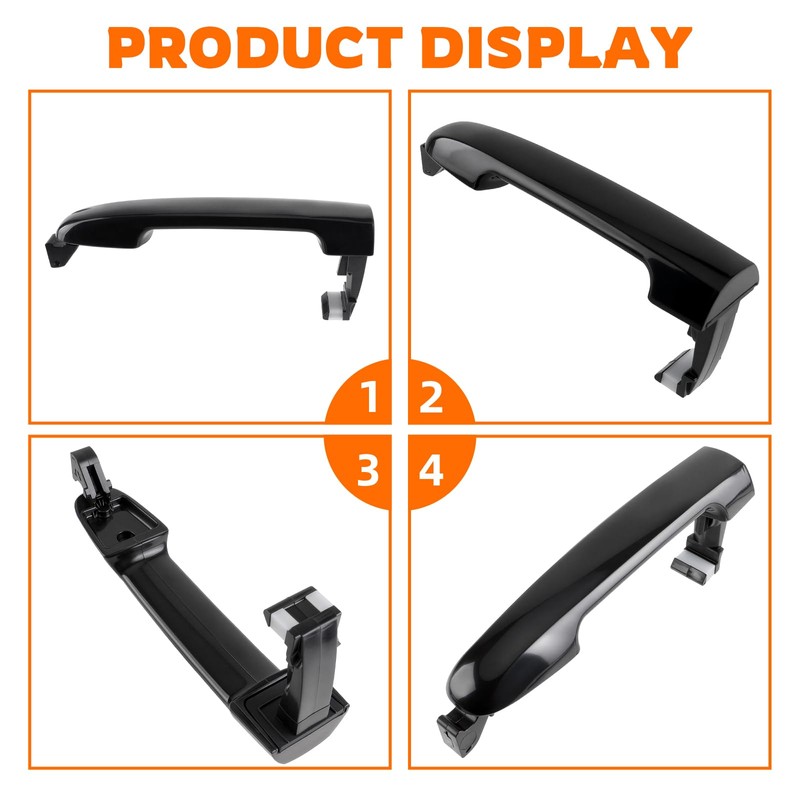 GoaMotors 4PCS Exterior Door Handles for Hyundai Sonata 2006-2010 New