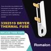 UPGRADE HEATING PLATE WP3387747 W11344457 Dryer Heating Element Kit For