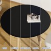 Moosfor Round Spandex Tablecloth 2 Pack, Elastic Fitted Waterproof Tablecloths
