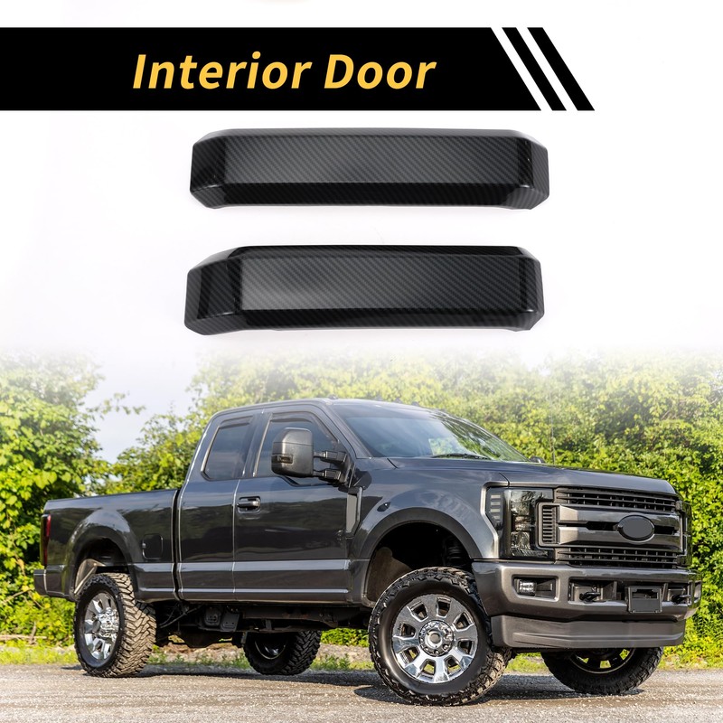 REPAIROCK 1 Set Interior Door Handle Cover Trims for Ford