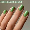 NovaCharm Fresh Green Fingernail Polish - Sage Green Nail Polish