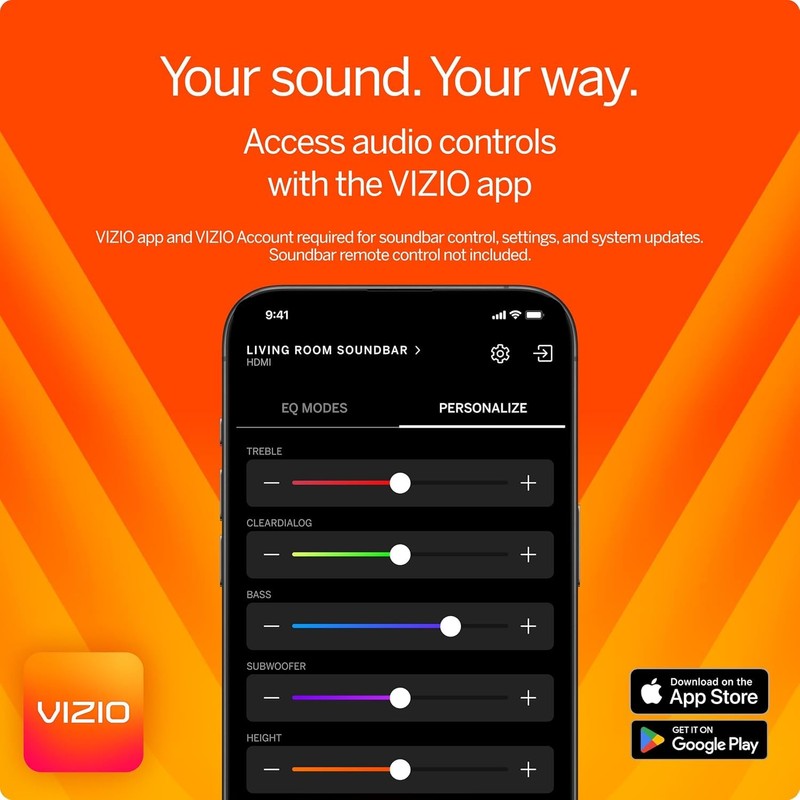 VIZIO All-in-One Soundbar with Dolby Atmos and DTS:X, Bluetooth Speaker-