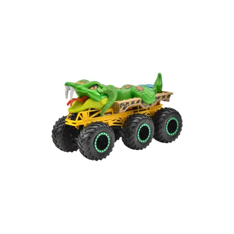 Hot Wheels Monster Trucks 1:64 Tow Truck Cage Rattler HWN86