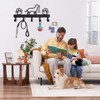 lomdung Dog Coat Rack with 5 Hooks, Coat Hook with