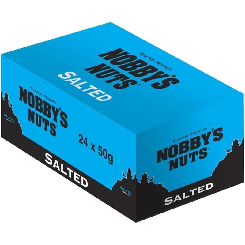Nobby's Classic Salted Peanuts In Mega Pub Box 24x50g Packs
