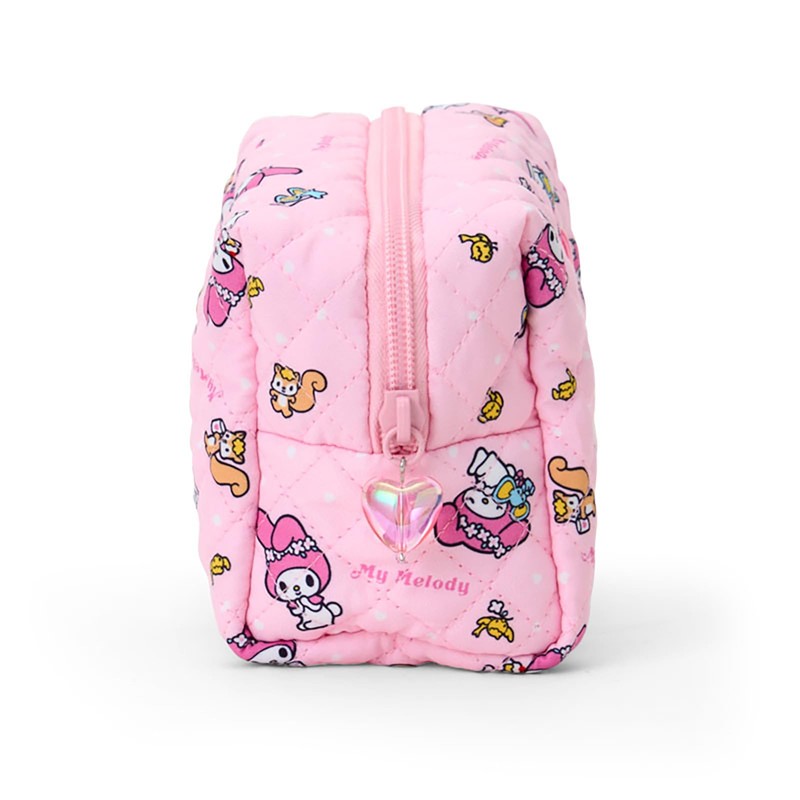 Sanrio 625019 My Melody Pouch (Everyone's Quilt), Polyester, Cotton, ABS,