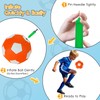 Kids Curve Swerve Football Size 4, Lightweight, Soft, Inflatable with