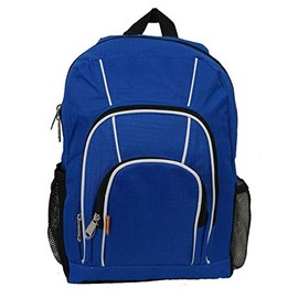K-Cliffs 16 Inch Rip-stop Multi Pocket Backpack w/Side Mesh Pockets