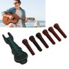 6Pcs Guitar Pin Maple Delicate Professional Acoustic Guitar Bridge Pin