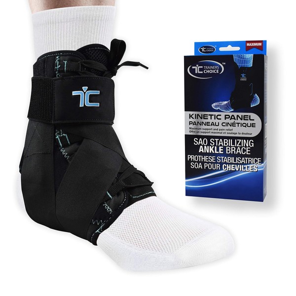 Trainers Choice SAO Ankle Stabilizer Brace, Ankle Brace for Men