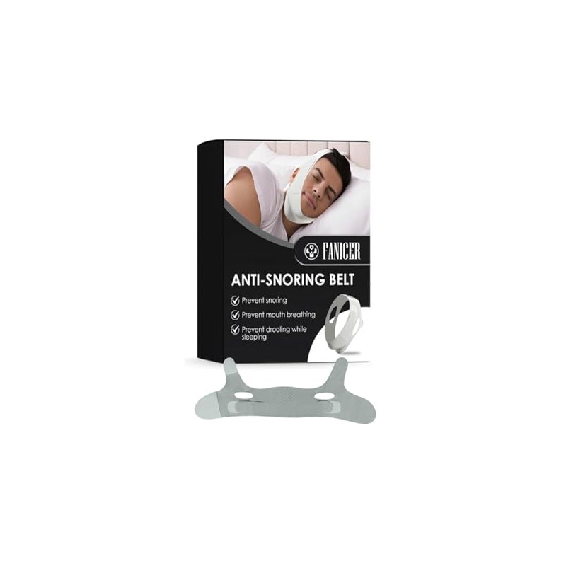 Adjustable Anti Snore Chin Strap, Correction Belt, Ergonomically Designed for