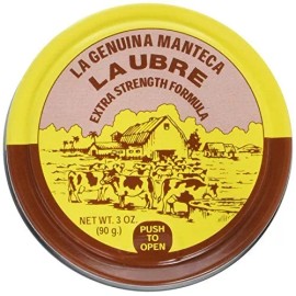 La Genuina Manteca Ubre Tin/Lata 3 Oz. (90g.) Extra Strength Formula