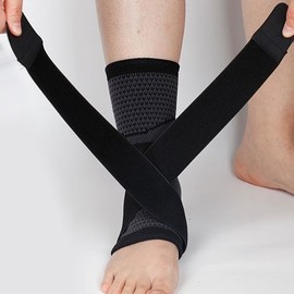 Ankle Protector Taping Band Sports Ankle Compression Bandage Adae Pink M 2ea